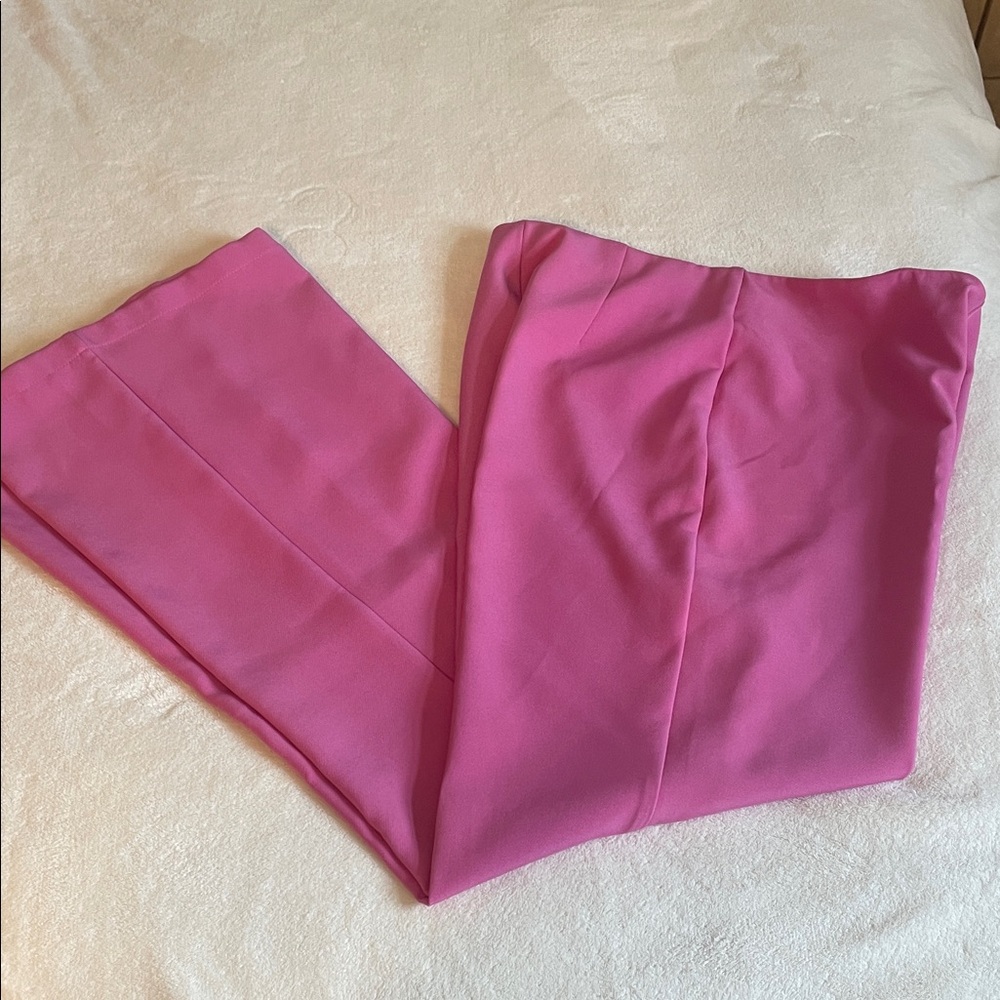 Hot pink dress pants